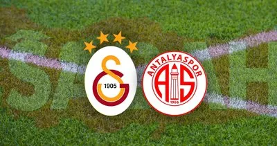 Galatasaray Antalyaspor maçı hangi kanalda? Süper Lig Galatasaray Antalyaspor maçı saat kaçta ve ne zaman?