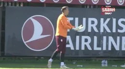 Galatasaray antrenmanında Muslera sürprizi