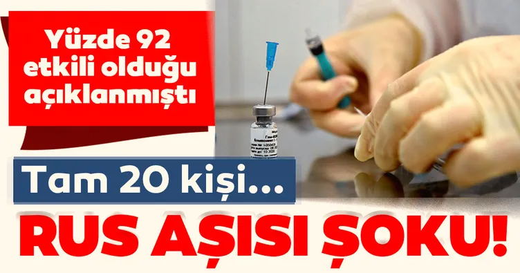 SON DAKİKA! Aşının birinci dozunu alan tam 20 kişi... Rusya’nın Sputnik V corona aşısının sonuçları şoke etti!