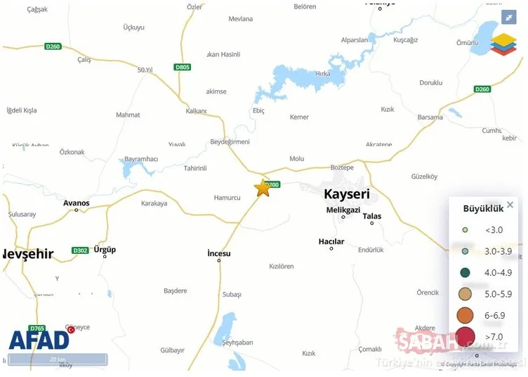 KAYSERİ DEPREM SON DAKİKA! Az önce Kayseri’de deprem mi oldu, kaç büyüklüğünde? 1 Mart AFAD ve Kandilli son depremler listesi