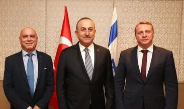 Bakan Çavuşoğlu, İsrail Turizm Bakanı Razvozov ile görüştü