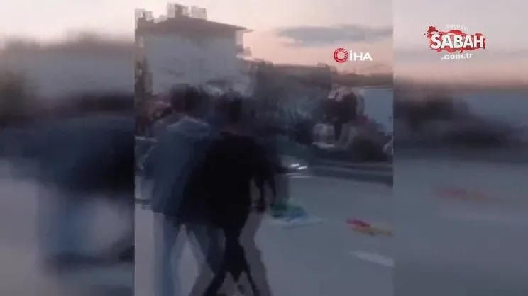 Ankara’da kontrolden çıkan otomobil takla attı: 1 yaralı
