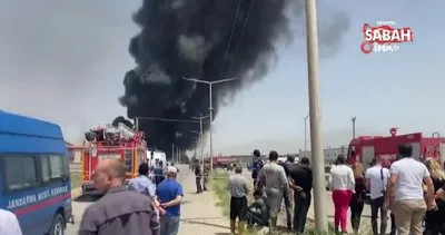 Niğde’de yağ fabrikasında yangın | Video