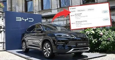 BYD işe alımlara başladı! İstanbul ve Manisa’da çalışacak personel alacak: 5 bin...