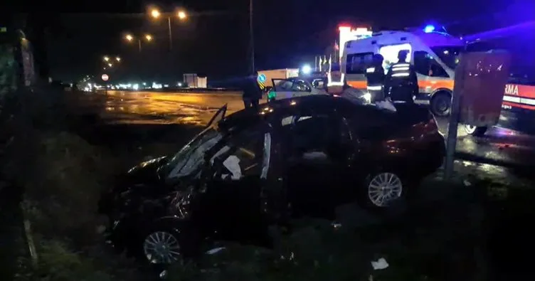 Edirne’de korkunç kaza! TIR ile otomobil çarpıştı: 5 yaralı