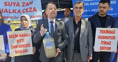 Kapaklı’da su fiyatlarına tepki için imza kampanyası #tekirdag