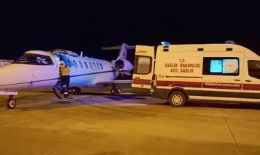 Mardin’de yeni doğan bebek ambulans uçakla Ankara’ya götürüldü