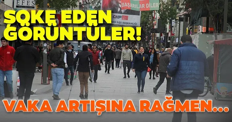 Coronavirüsü vaka sayısında 2. olan İzmir'de şoke eden görüntüler!