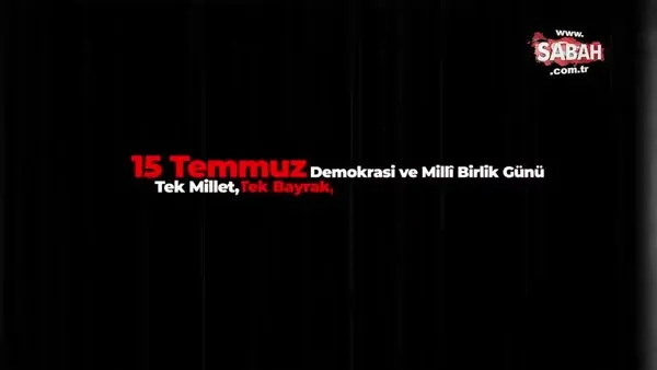 Türk Tarih Kurumu'ndan 15 Temmuz'a özel film