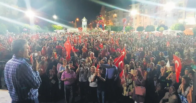 Güçlü Türkiye şehitlerin eseri