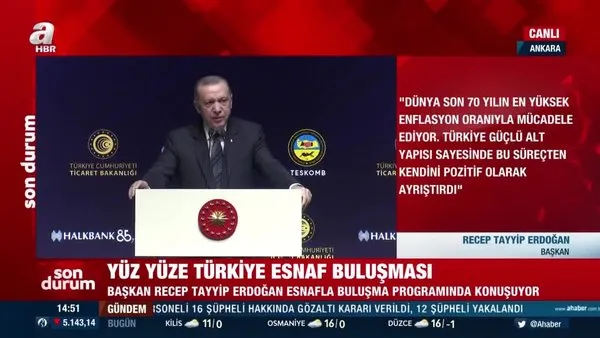 Son Dakika: Başkan Erdoğan'dan 