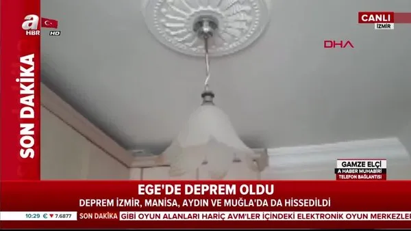 Son dakika: Ege'de 5.5'lik deprem! İzmir, Manisa, Aydın, Muğla 5.5'le sarsıldı! Depremden ilk görüntüler | Video