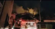 Gümüşhane kent merkezinde yaşanan yangın korkuttu