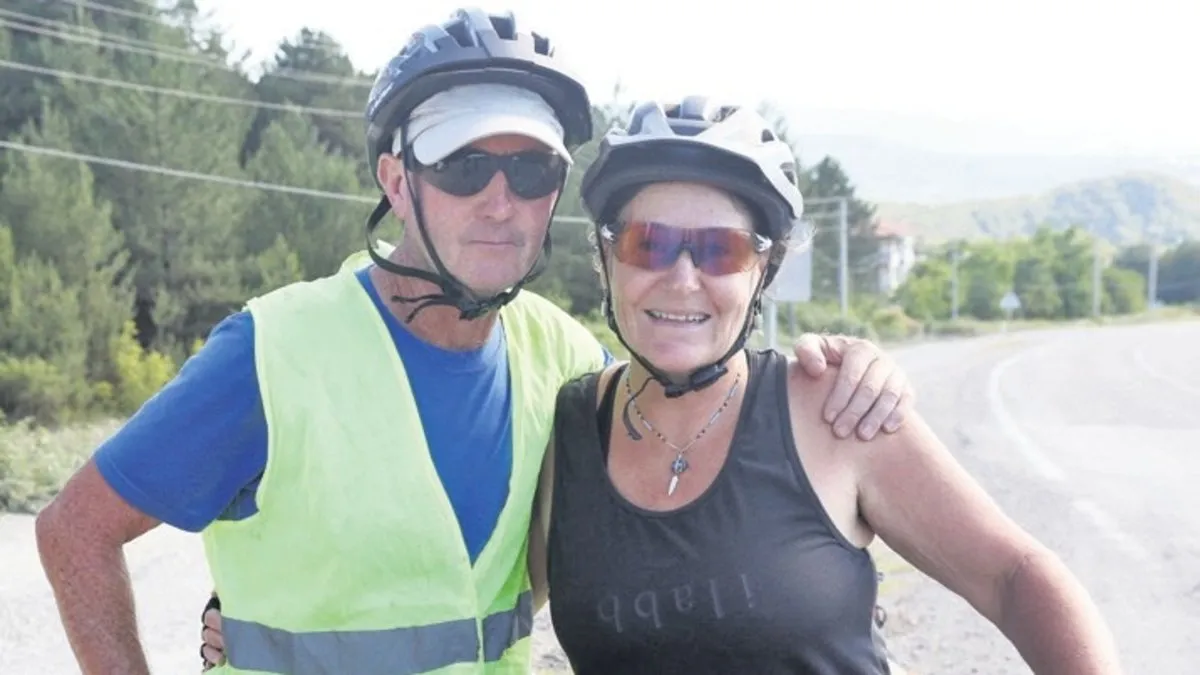 Yeni Zelandalı çift Türkiye’yi pedallıyor