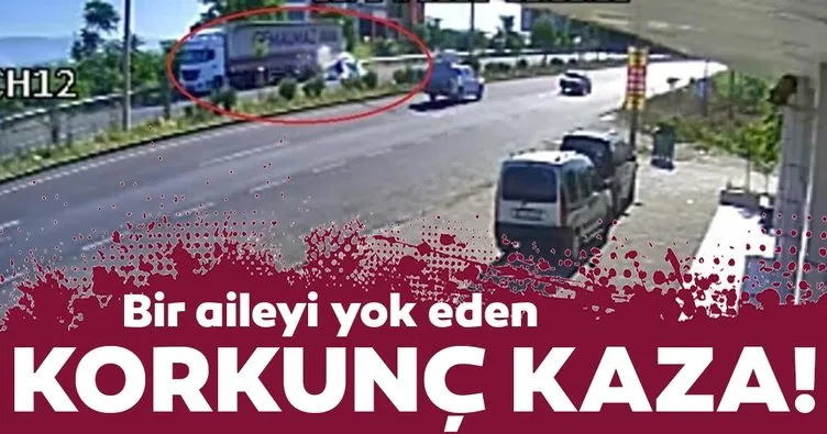 Bir aileyi yok eden korkunç kaza