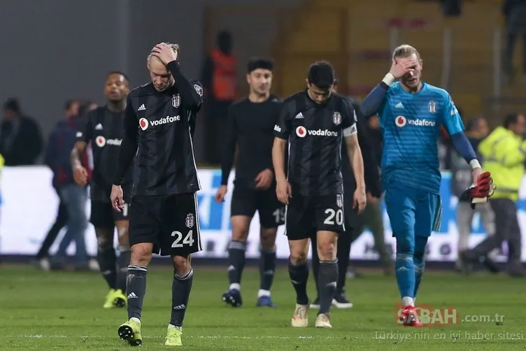 Beşiktaş taraftarlarından oyunculara şok tezahürat