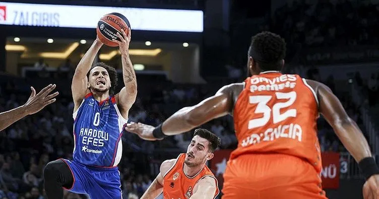 Anadolu Efes, Valencia Basket’i mağlup etti