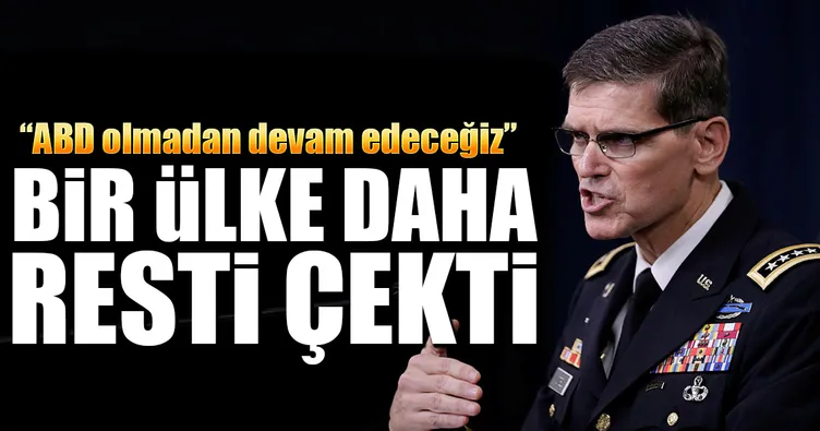 Bir ülke daha ABD’ye resti çekti