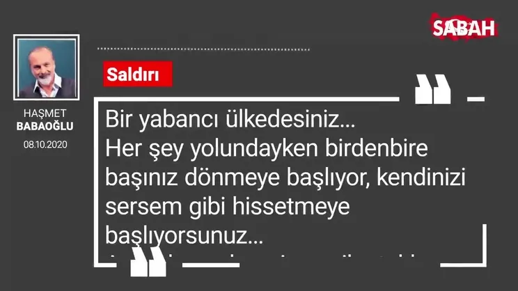 Haşmet Babaoğlu 'Saldırı'