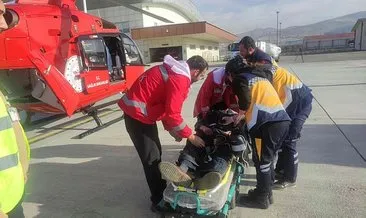 Van’da hasta, ambulans helikopterle hastaneye ulaştırıldı