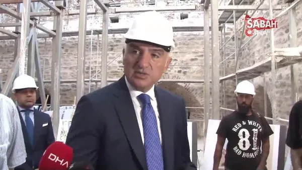 Kültür ve Turizm Bakanı Bakan Ersoy, Kız Kulesi'nde incelemelerde bulundu | Video