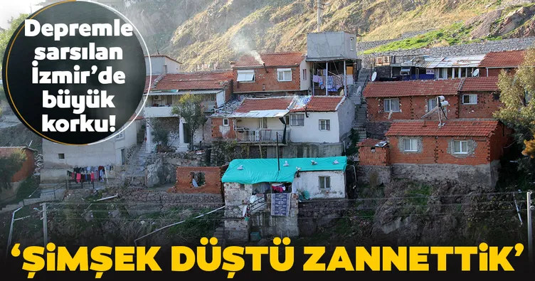 İzmir’de depremden sonra heyelan paniği!