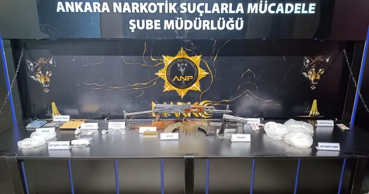 Ankara’da uyuşturucu operasyonu