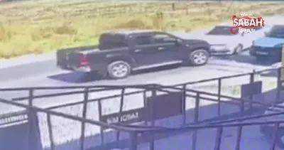 Arnavutköy’de cinayet şüphelilerin aracı gasp anı kamerada | Video