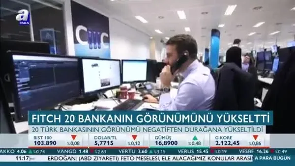 Fitch 20 bankanın görünümünü yükseltti