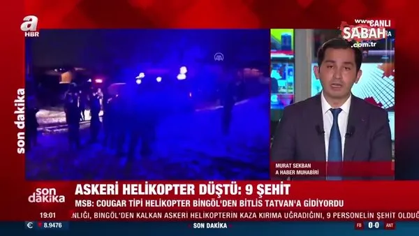 Bitlis'te düşen helikopterde 8. Kolordu Komutanı Korgeneral Osman Erbaş da şehit oldu | Video