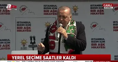 Cumhurbaşkanı Erdoğan, İstanbul Bayrampaşa’da vatandaşlara hitap etti 30 Mart 2019 Cumartesi