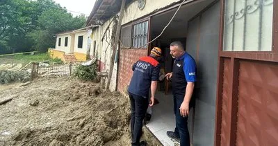 Sivas’ta köyde heyelan 5 ev tahliye edildi