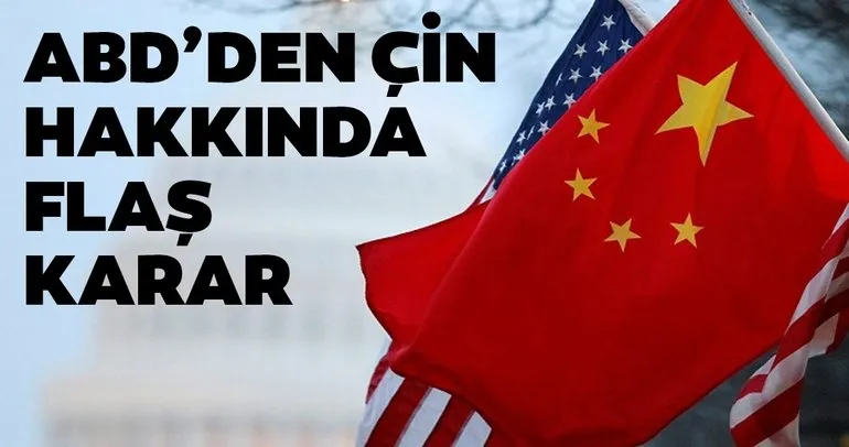 ABD Çin’i döviz manipülatörü ilan etti