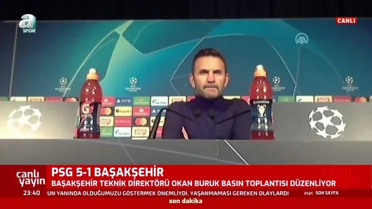 Başakşehir Teknik Direktörü Okan Buruk maç sonrası açıkladı!