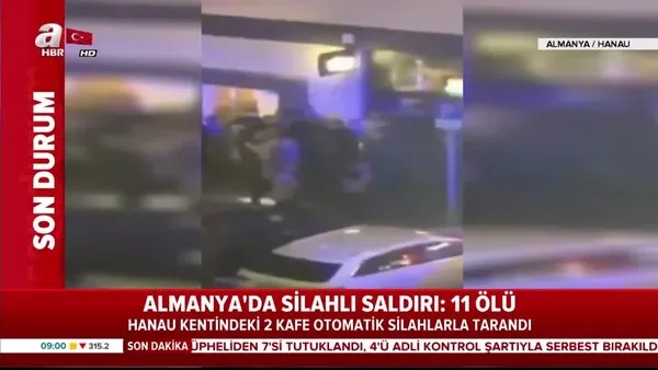 Almanya'da Türklere ait kafeye silahlı saldırı: 10 ölü! Olay yerinden ilk görüntüler ortaya çıktı | Video