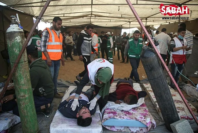 İsrail askerlerinden Filistinlilere sert müdahale: 1 şehit, 968 yaralı