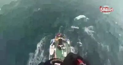 Balıkesir’de hareketli anlar: Mürettebat helikopterle kurtarıldı! | Video