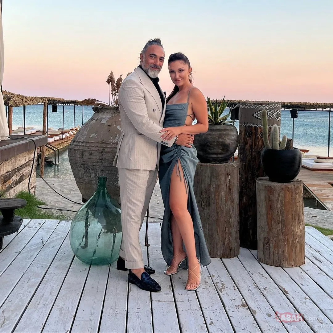 Ünlü oyuncu Selim Bayraktar ile Emel Karaköse evlendi! İşte ilk kareler ...