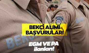 BEKÇİ ALIMI 2024 BAŞVURU EKRANI TIKLA-SORGULA  || Bekçi alımı başvuruları başladı mı, hangi illerde alım olacak, şartlar neler?