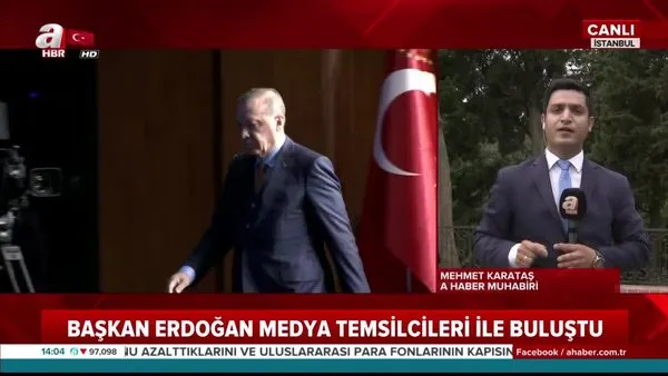 Cumhurbaşkanı Erdoğan'ın, genel yayın yönetmenleri ile bir araya geldiği toplantı sona erdi