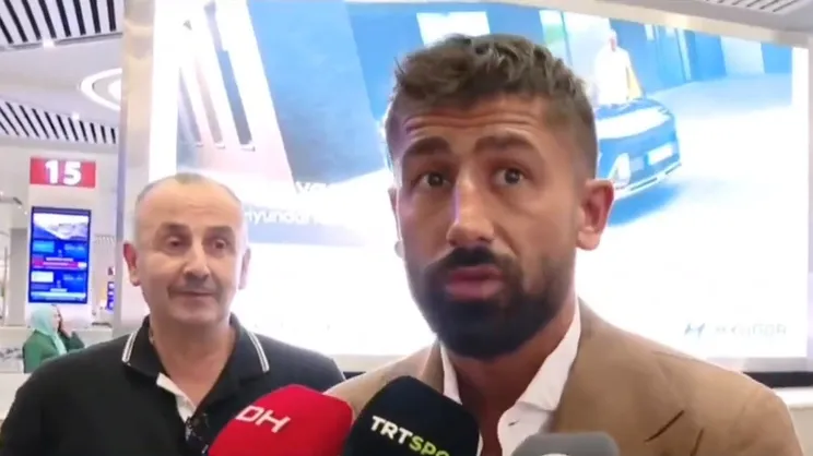 Kerem Demirbay, Galatasaray için İstanbul'a geldi