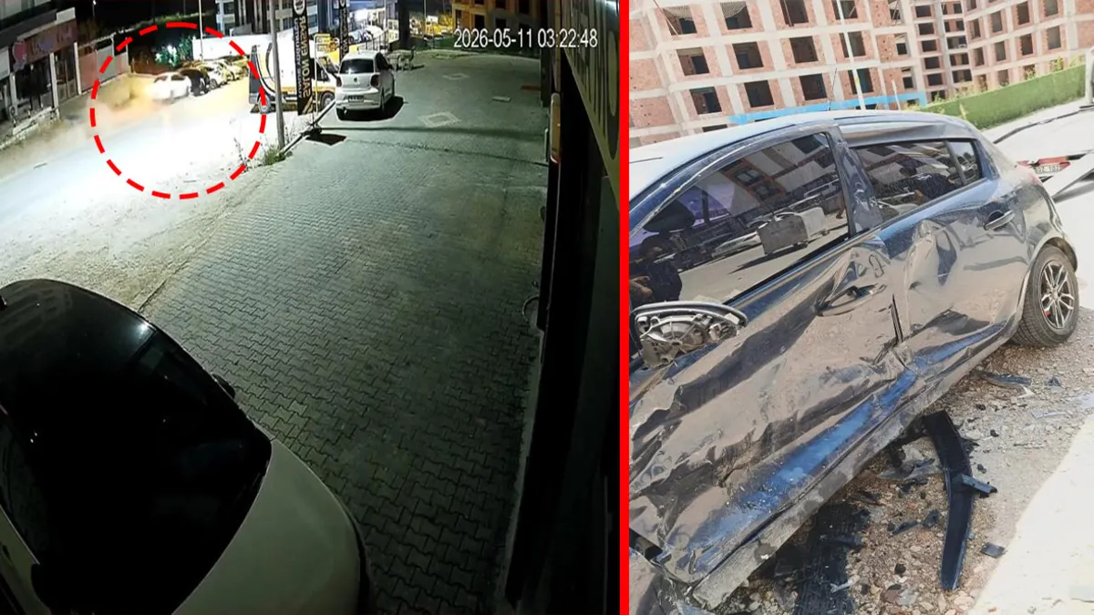 Bursa'da korkutan kaza! Direksiyon başında uyuyakaldı: 4 araca çarparak durabildi