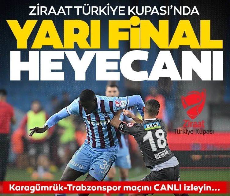 Trabzonspor’un rakibi Karagümrük | CANLI İZLEYİN