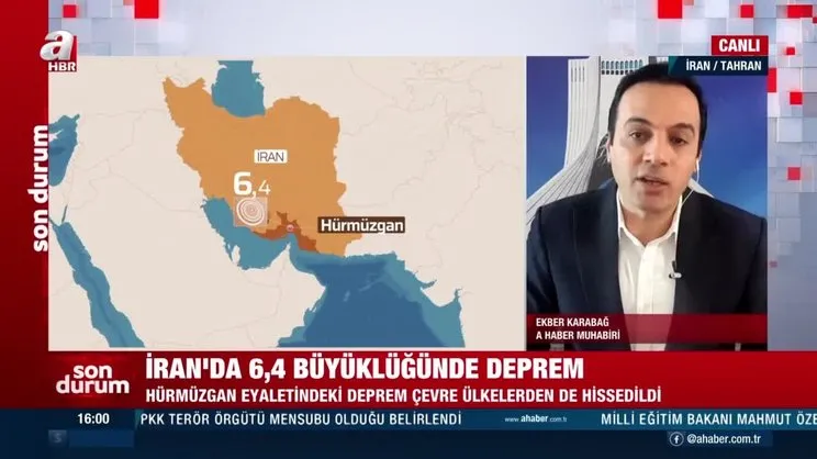 İran’da 6.4 büyüklüğünde deprem!