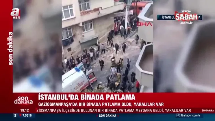 Son dakika: Gaziosmanpaşa'da doğalgaz patlaması! Çok sayıda ekip sevk edildi | Video