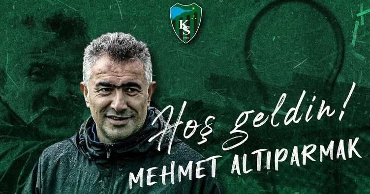 Kocaelispor’da Mehmet Altıparmak dönemi!