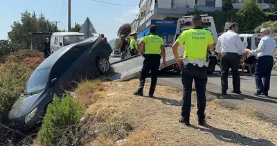 El frenini çekmeyi unuttu araç uçuruma düştü #antalya