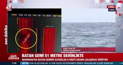 SON DAKİKA: Marmara Denizi’nde batan geminin yeri tespit edildi! | Video