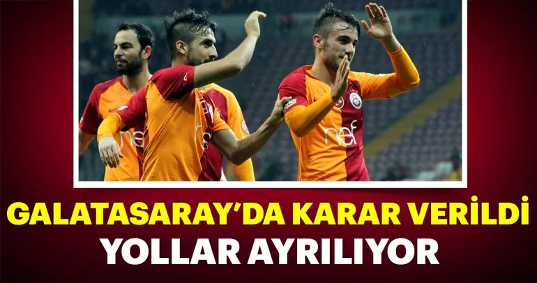 Galatasaray’da karar verildi! İki isimle yollar ayrılıyor