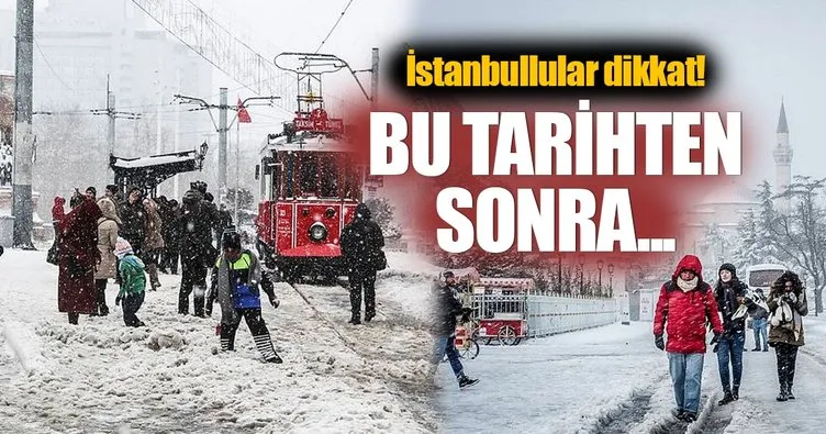 Meteoroloji’den hava durumu uyarısı geldi! İstanbul’a kar ne zaman yağacak?